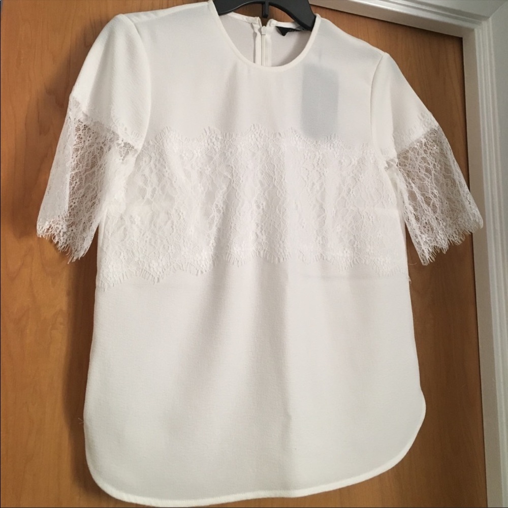 Zara Lace Top, size XS. Worn once.